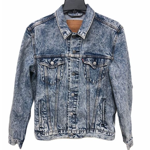 Levi's Other - LEVI'S Trucker Denim Jacket Crumpled Dollar L
